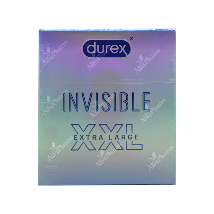 Durex x 3 Invisible XXL**