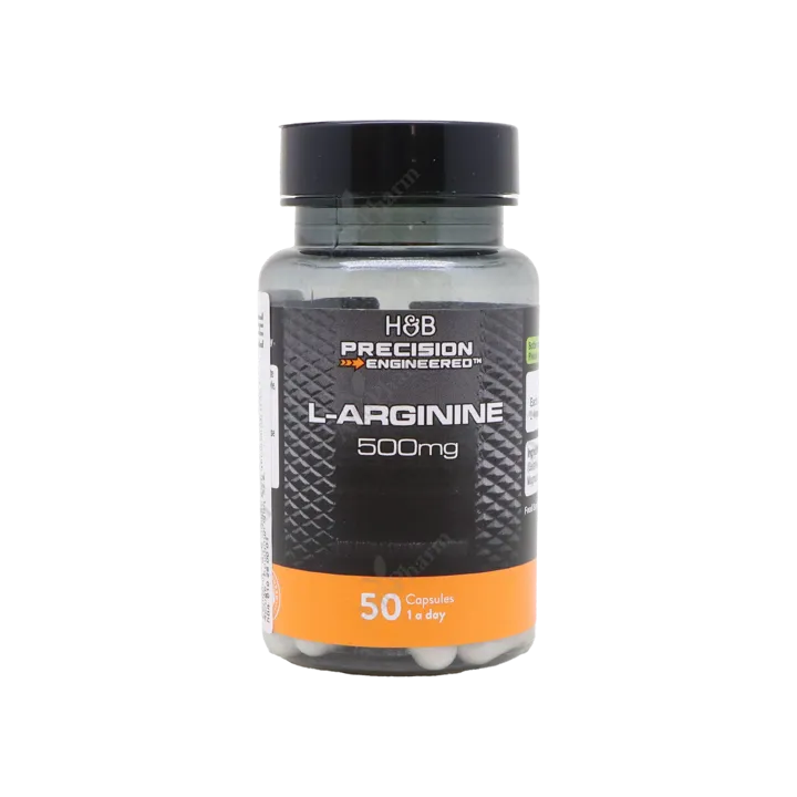 L-Arginine capsules 500mg Holland and Barrett x 50